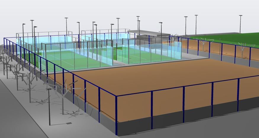 S’aprova un projecte per a construir pistes de pàdel municipals a la zona esportiva de Gironella